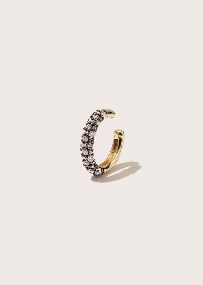 Midnight Diamond Ear Cuff