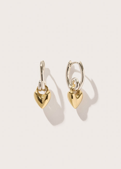 Heart Loop Drop Earrings