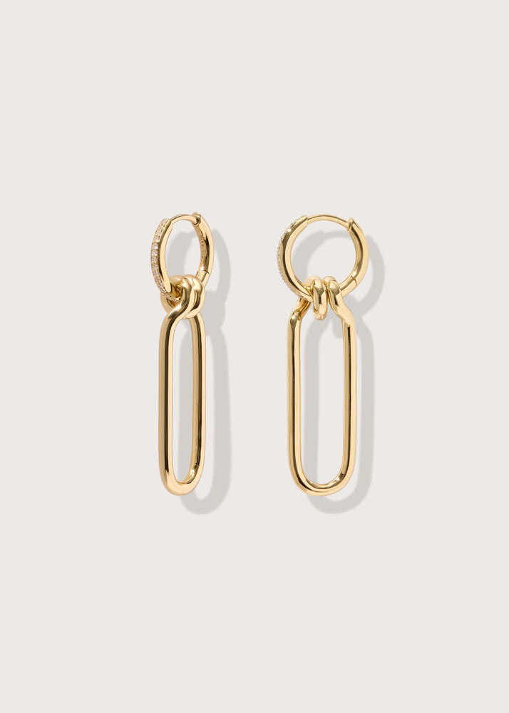 Twist Drop Hoops