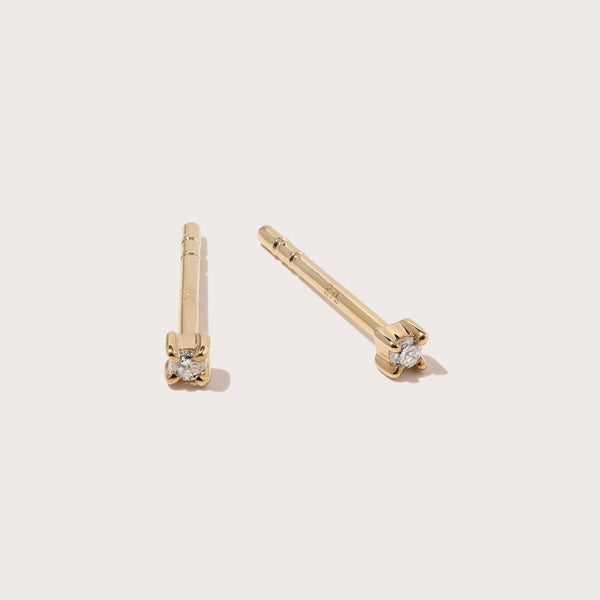 Tiny Diamond Studs