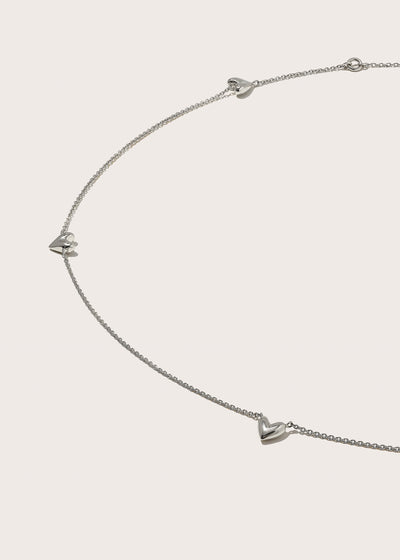 Roscida Heart Scatter Necklace