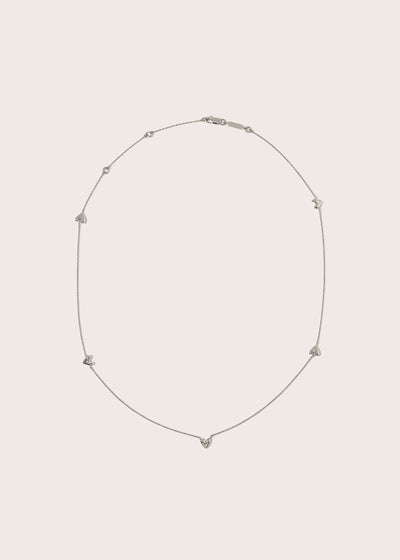 Roscida Heart Scatter Necklace