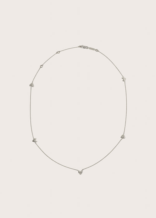 Roscida Heart Scatter Necklace