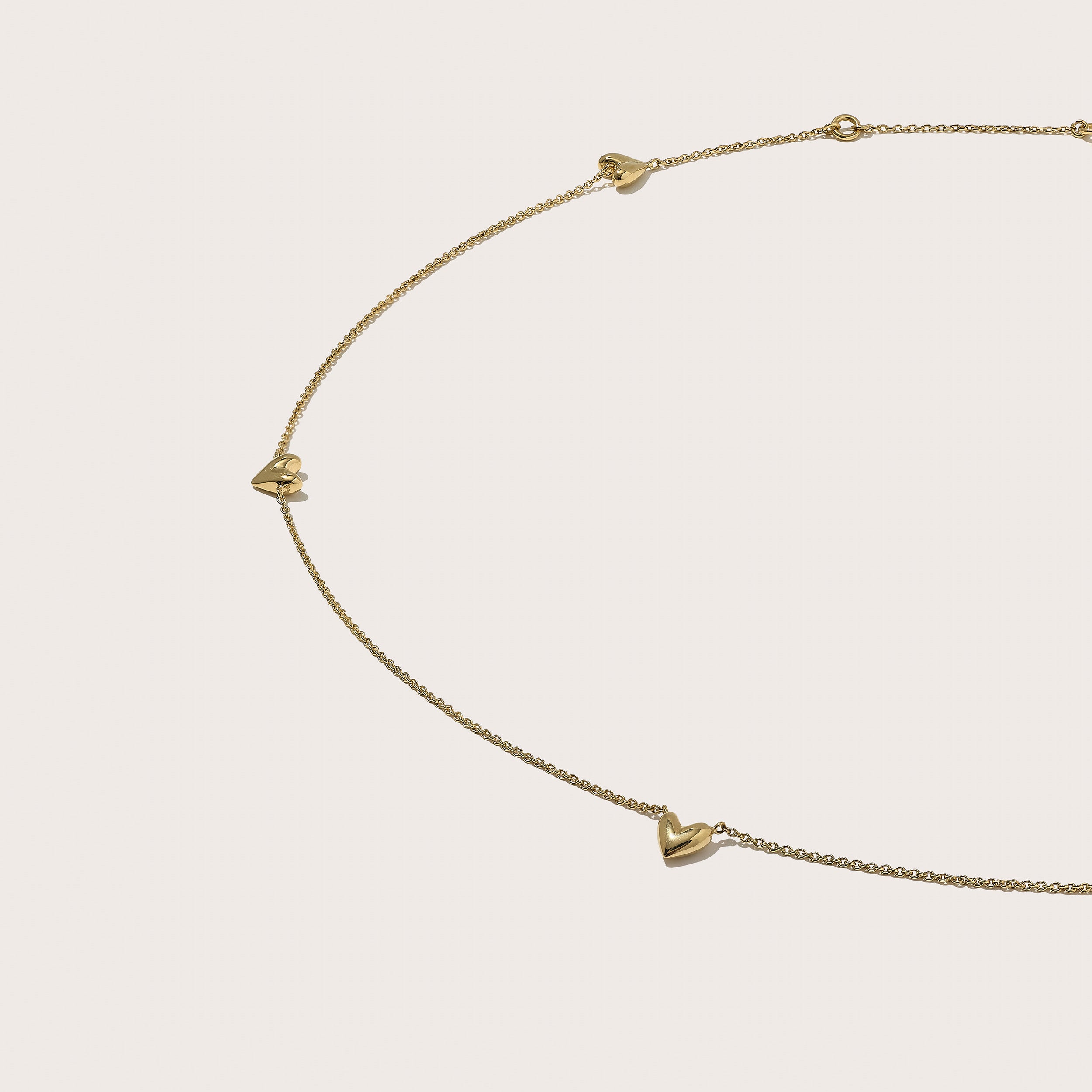 Roscida Heart Scatter Necklace
