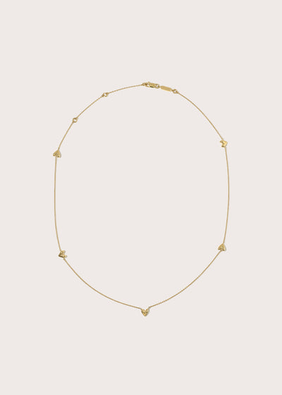 Roscida Heart Scatter Necklace