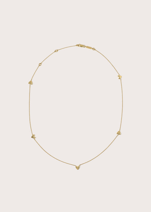 Roscida Heart Scatter Necklace