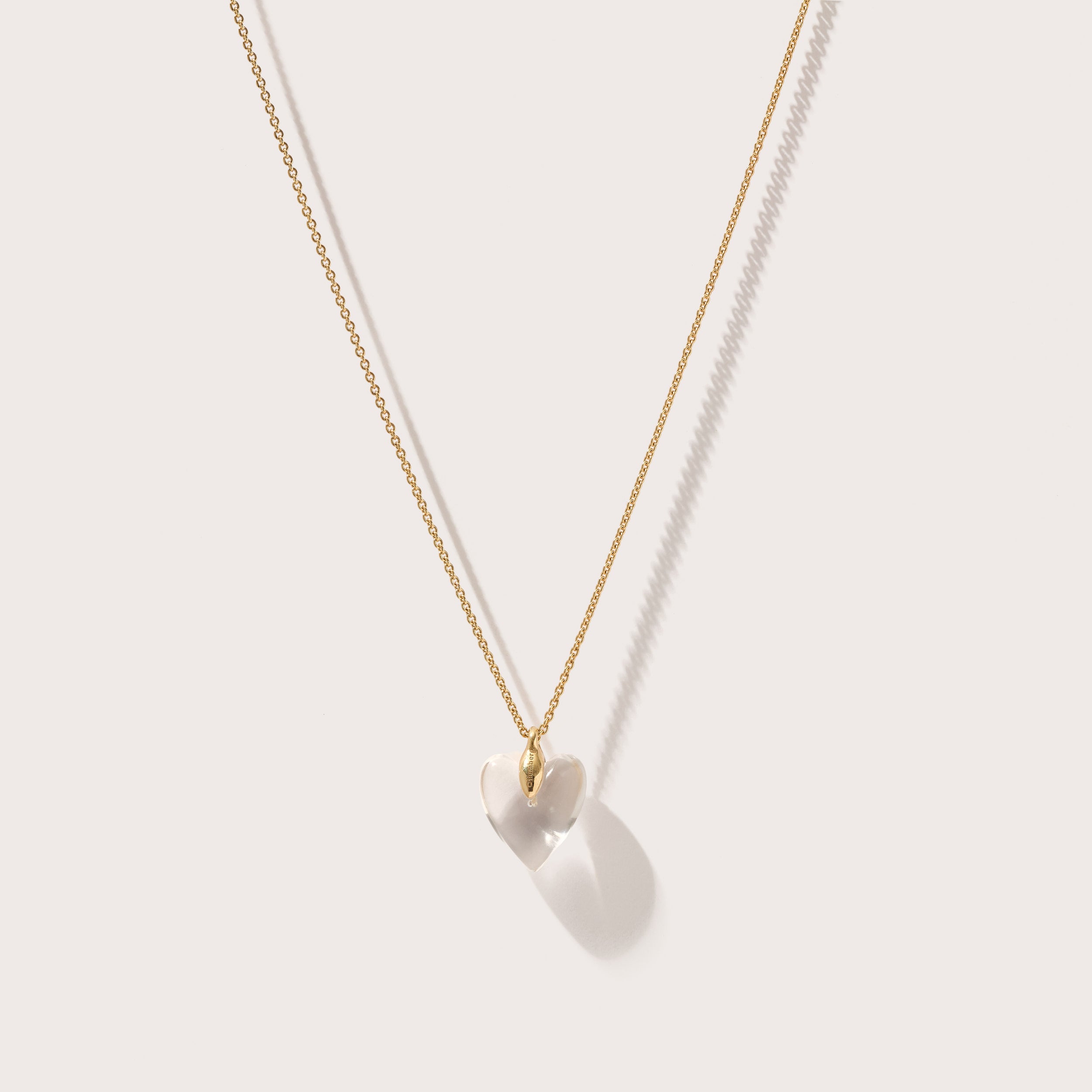 Quartz Heart Necklace