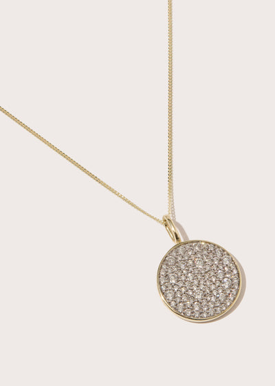 Diamond Disc Pendant