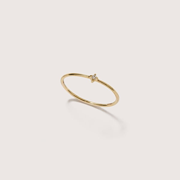 Diamond Bamboo Ring