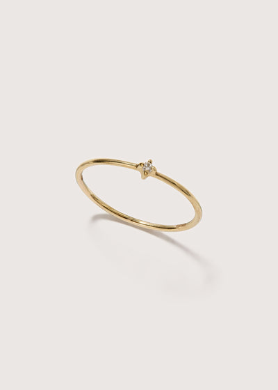 Diamond Bamboo Ring