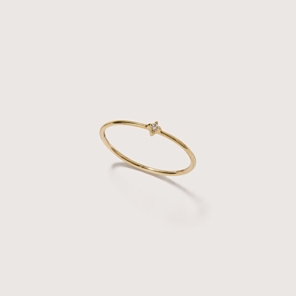 Diamond Bamboo Ring