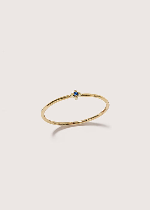 Ceylon Sapphire Bamboo Ring