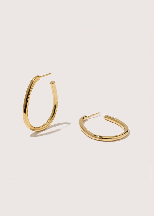 Large Oval Hoops