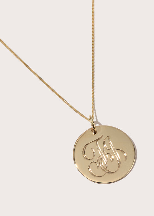 Large Solid Gold Disc