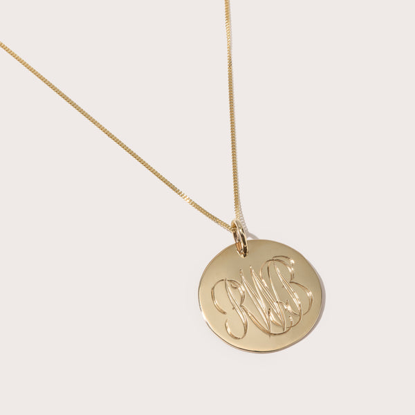 Large Solid Gold Disc