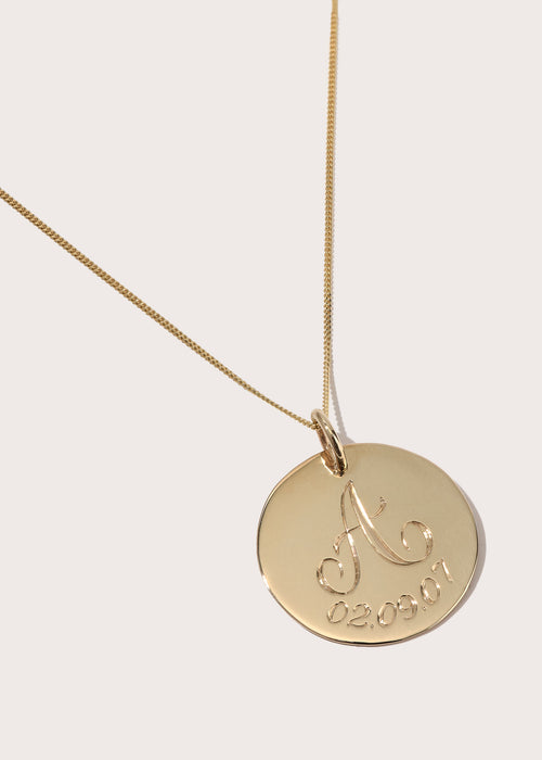 Large Solid Gold Disc