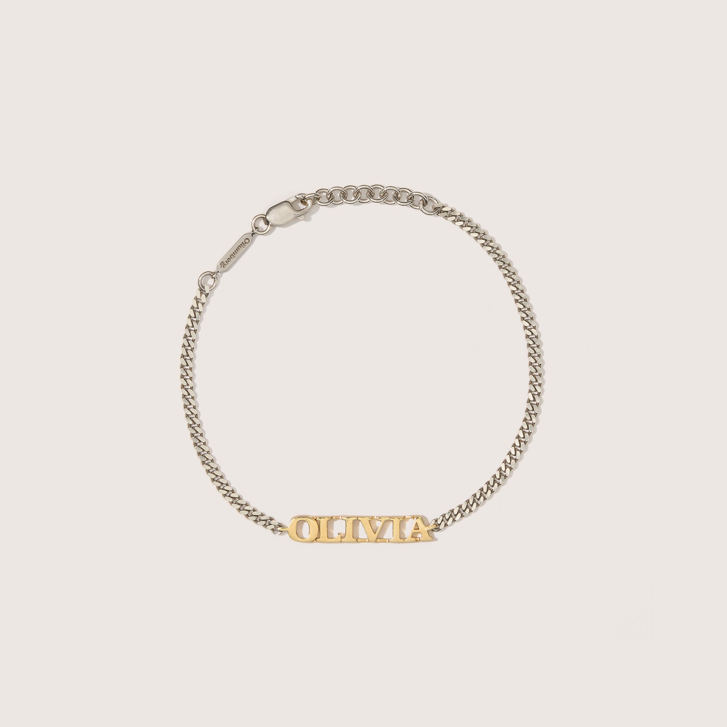 Metal Personalised Name Bracelet