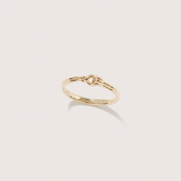 Locked Twisted Thread Ring
