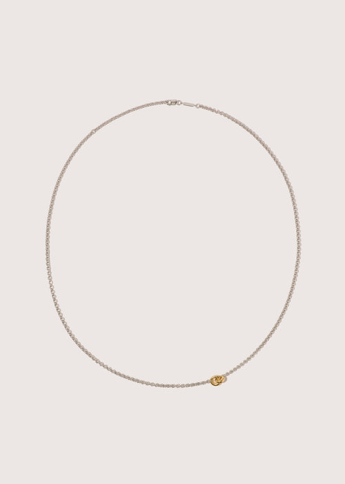 Long Mixed Metal Link Up Chain