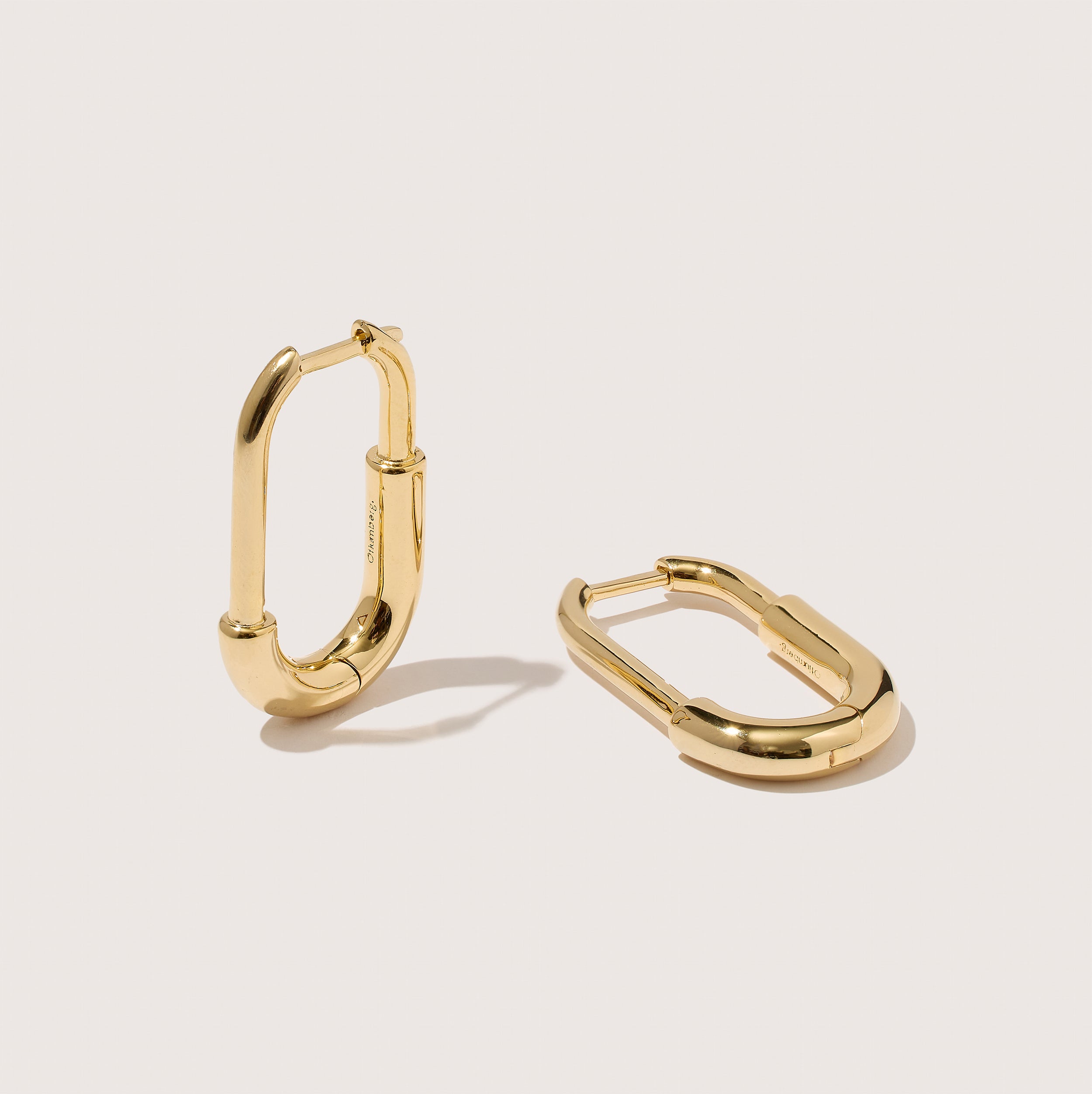 Large Staple Hoops