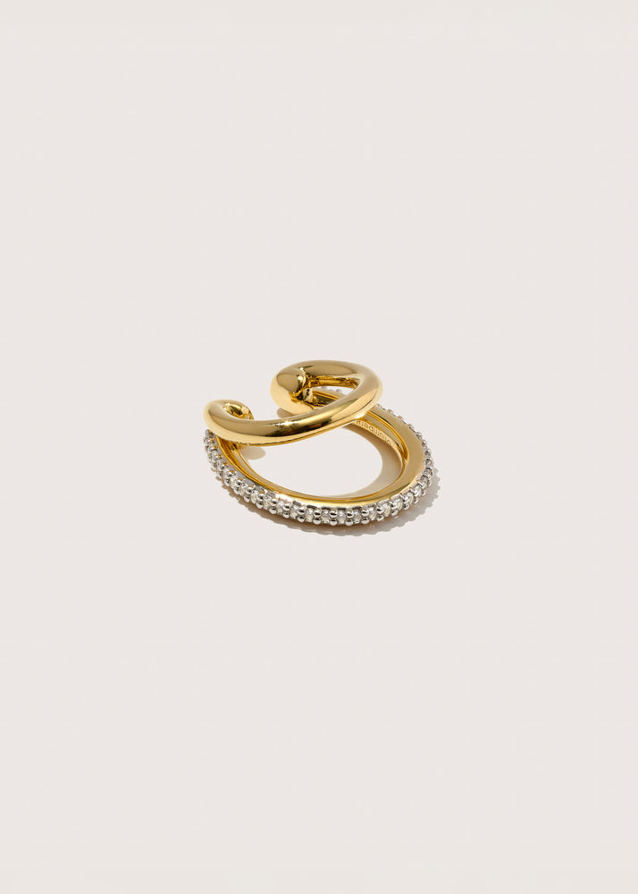 Pavé Double Ear Cuff
