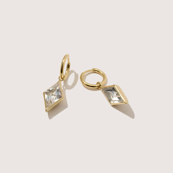 Kite Quartz Drop Earrings | Otiumberg Jewellery