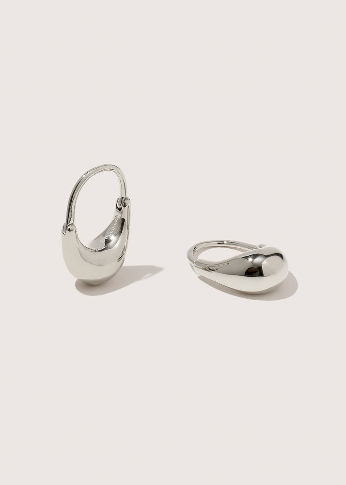 Small Roscida Drop Hoops