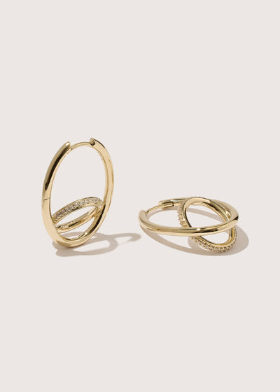 Pavé Spiralis Earrings