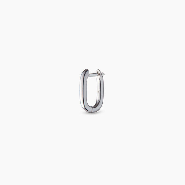 men's small silver hoop