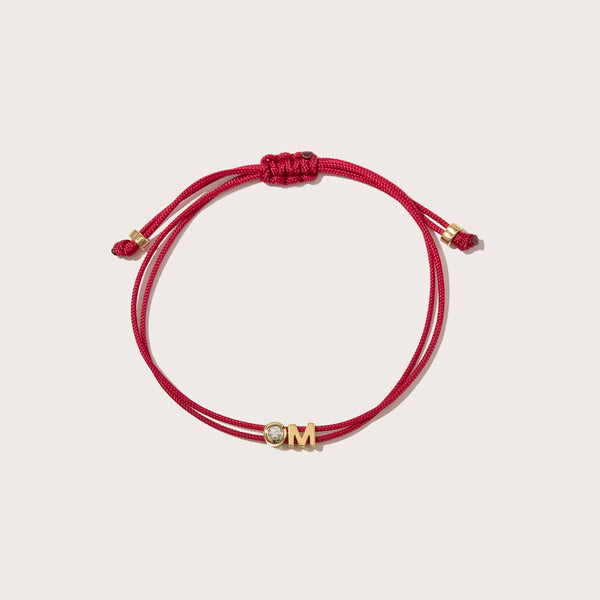 Totem Name Red Cord Bracelet (Made To Order)