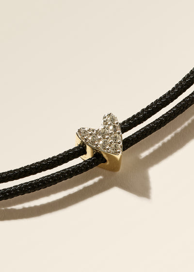 Totem Name Black Cord Bracelet (Made To Order)