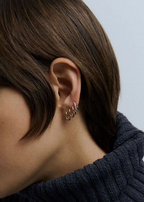 Signature Diamond Huggie Edit - Set 1