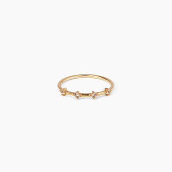 Four Stone Bamboo Ring | Otiumberg