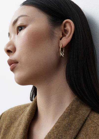 Pave Spiralis Earrings