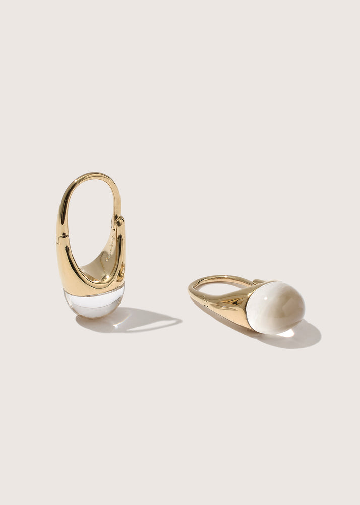 Roscida Quartz Earrings