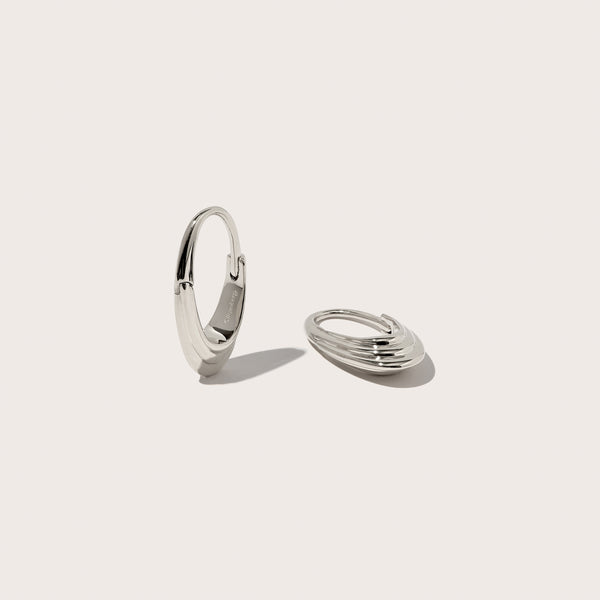 Roscida Ridged Hoops