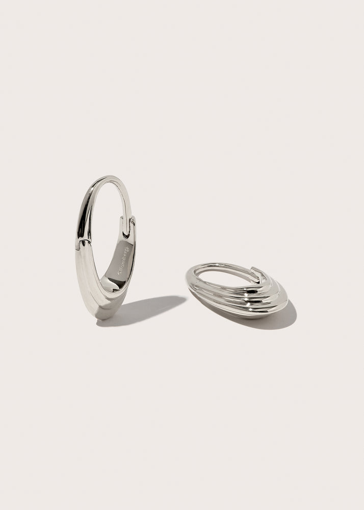 Roscida Ridged Hoops