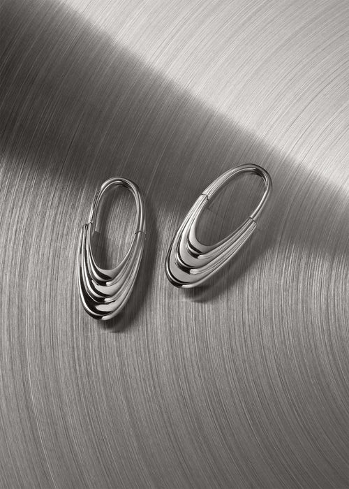 Large Roscida Ridged Hoops