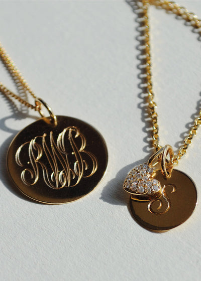 Large Solid Gold Disc