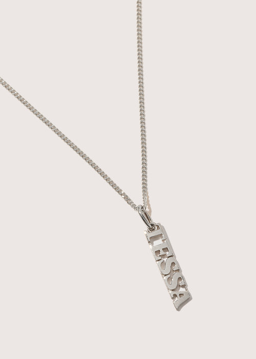 Sterling Silver Name Pendant (Made To Order)