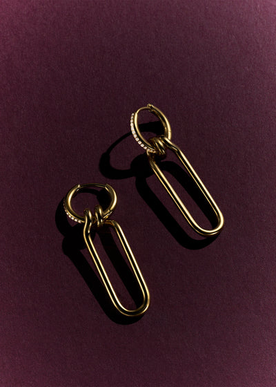 Twist Drop Hoops