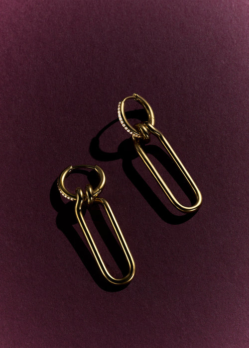 Twist Drop Hoops