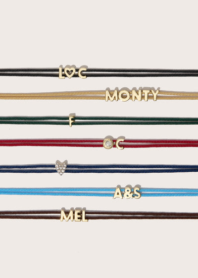 Totem Name Gold Cord Bracelet (Made To Order)