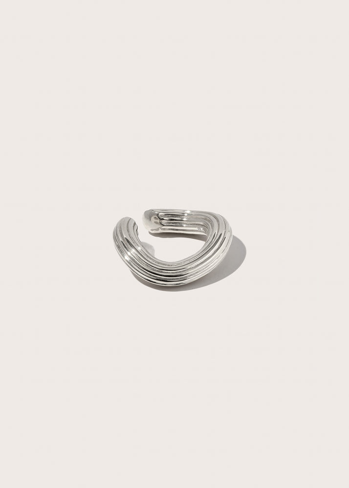 Twisted Ridged Ear Cuff
