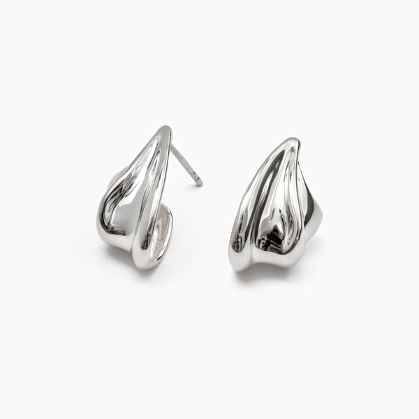 silver stud earrings