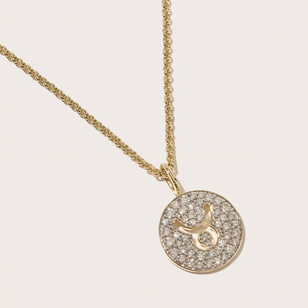 Diamond Zodiac Pendant