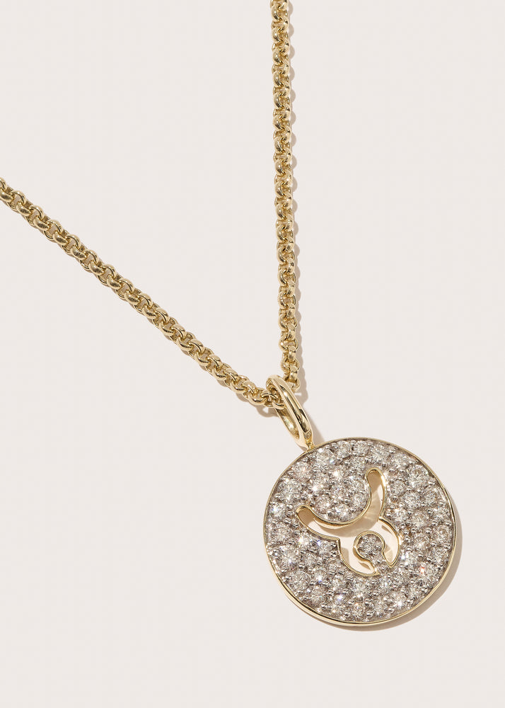 Diamond Zodiac Pendant