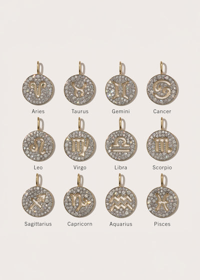 Diamond Zodiac Pendant