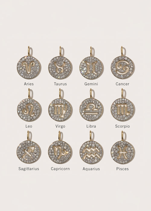 Diamond Zodiac Pendant