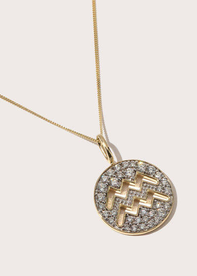 Diamond Zodiac Pendant